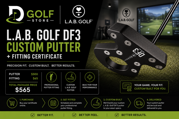 L.A.B. Golf Custom Putter + Professional Fitting Certificate