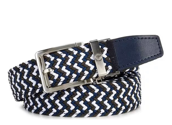 Braided belt - Navy Blue