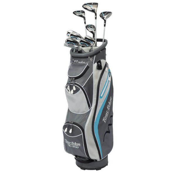 Tour Edge TE-300 Moda Full Set - Silver/Aqua Blue