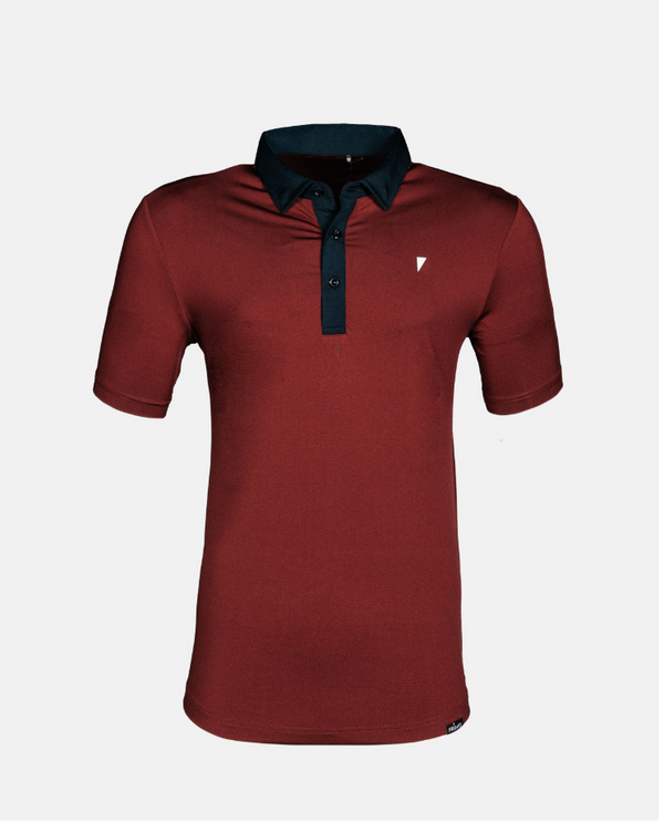 Black Cherry Classic Collar Polo